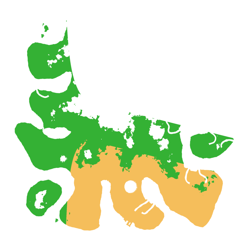 Biome Rust Map: Procedural Map, Size: 3500, Seed: 1072314