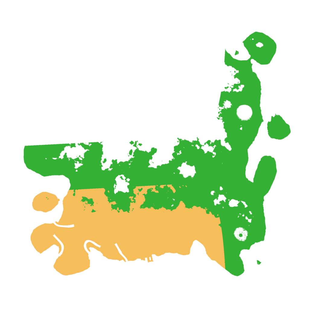 Biome Rust Map: Procedural Map, Size: 3500, Seed: 1588551