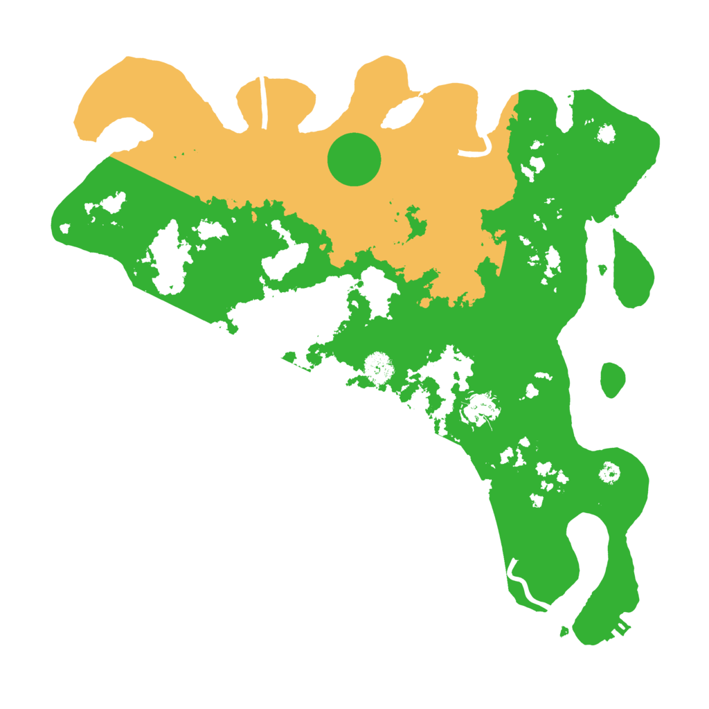 Biome Rust Map: Procedural Map, Size: 3500, Seed: 3545727