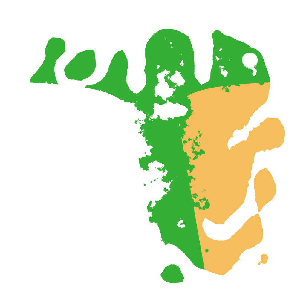 Biome Rust Map: Barren, Size: 3500, Seed: 2089191