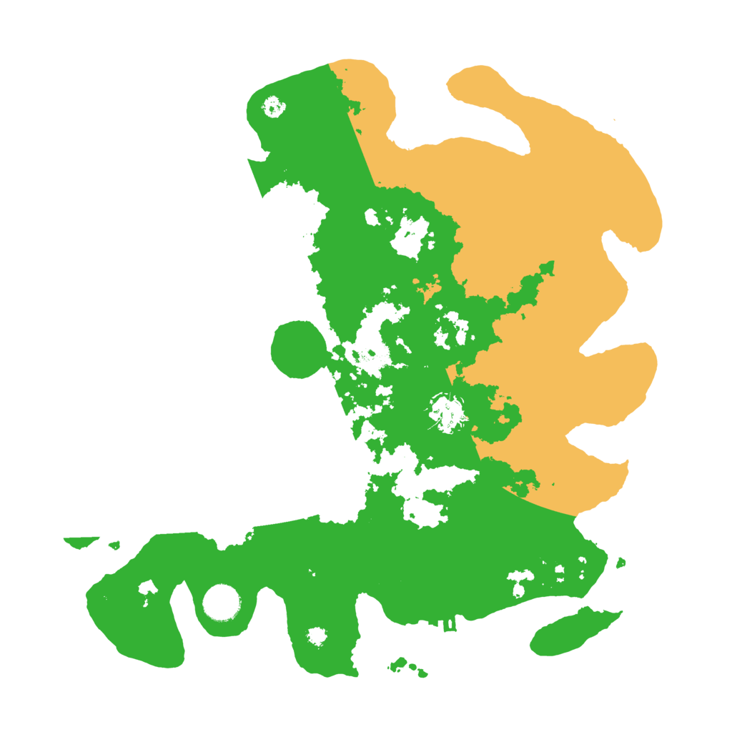 Biome Rust Map: Procedural Map, Size: 3500, Seed: 1249274