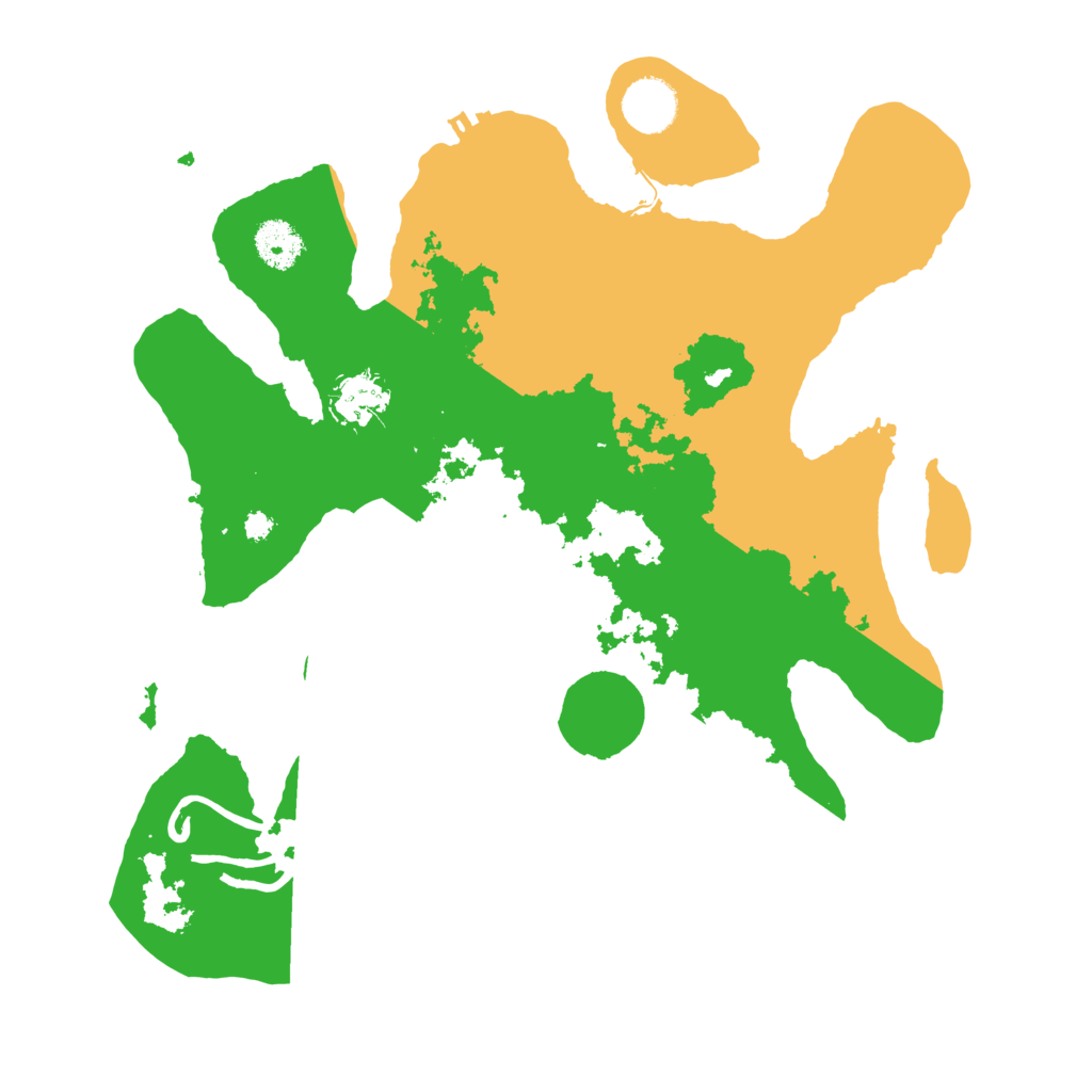 Biome Rust Map: Procedural Map, Size: 3500, Seed: 508473