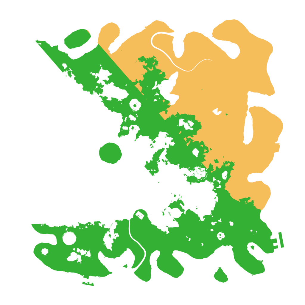 Biome Rust Map: Procedural Map, Size: 4000, Seed: 1617261233
