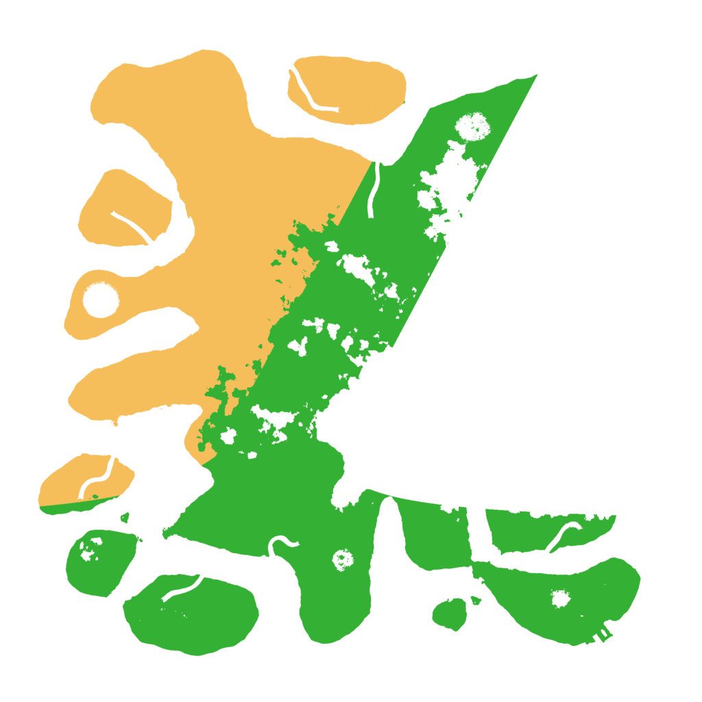 Biome Rust Map: Procedural Map, Size: 3500, Seed: 775998