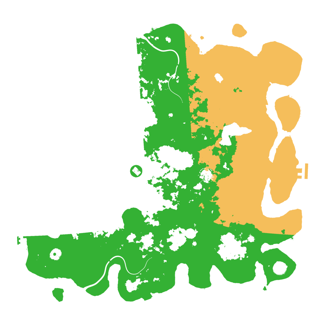 Biome Rust Map: Procedural Map, Size: 4200, Seed: 891