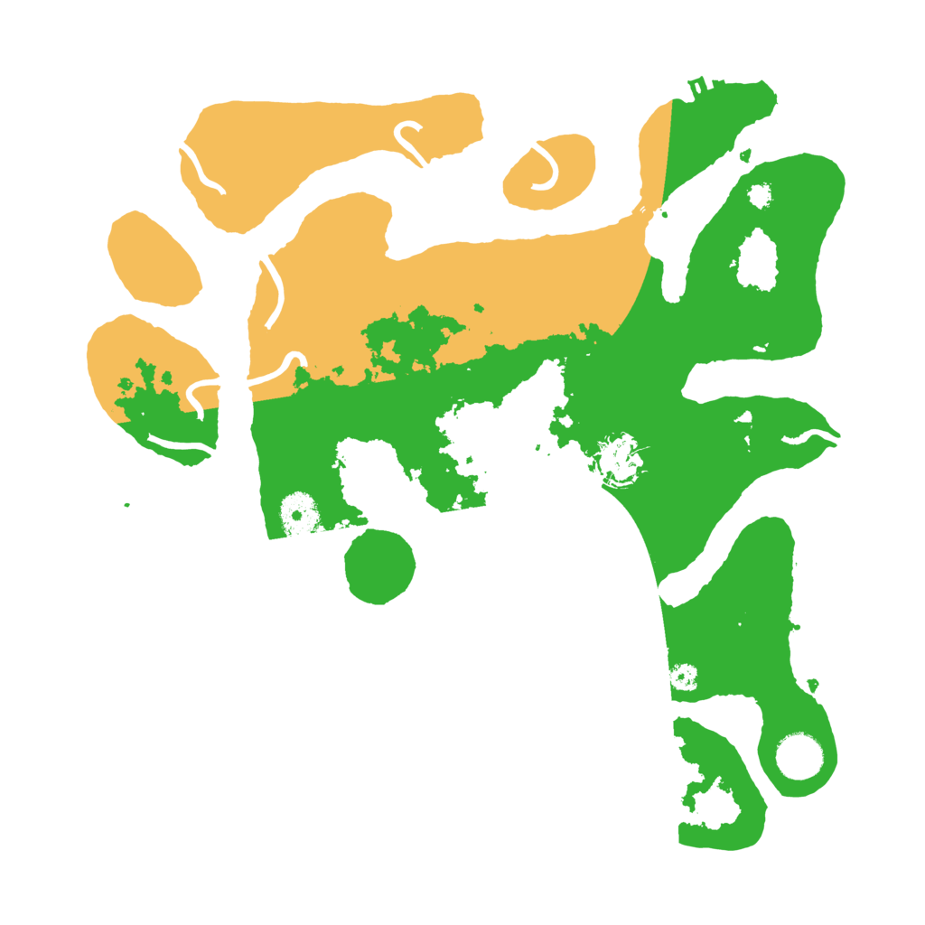 Biome Rust Map: Procedural Map, Size: 3500, Seed: 4303661