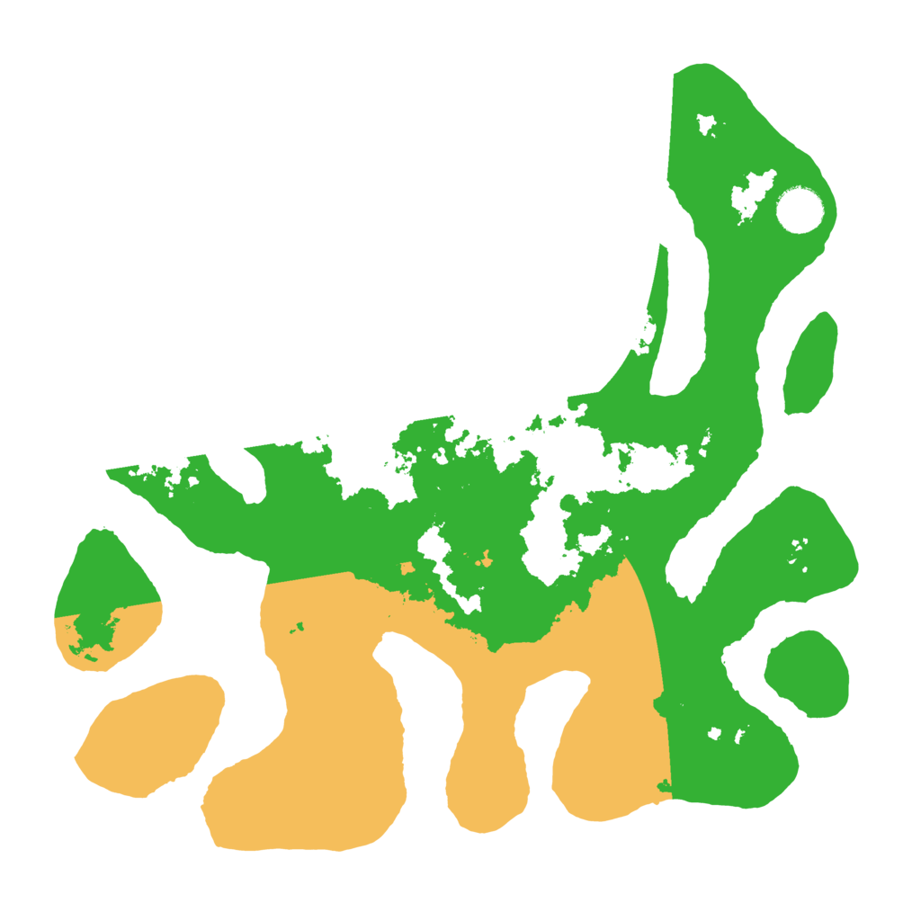 Biome Rust Map: Barren, Size: 3500, Seed: 2444105