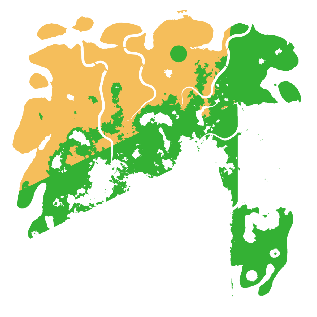 Biome Rust Map: Procedural Map, Size: 5000, Seed: 448616284