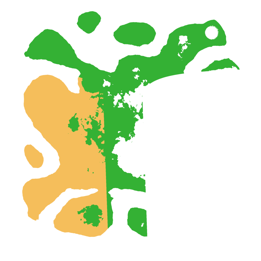 Biome Rust Map: Barren, Size: 3500, Seed: 2985164