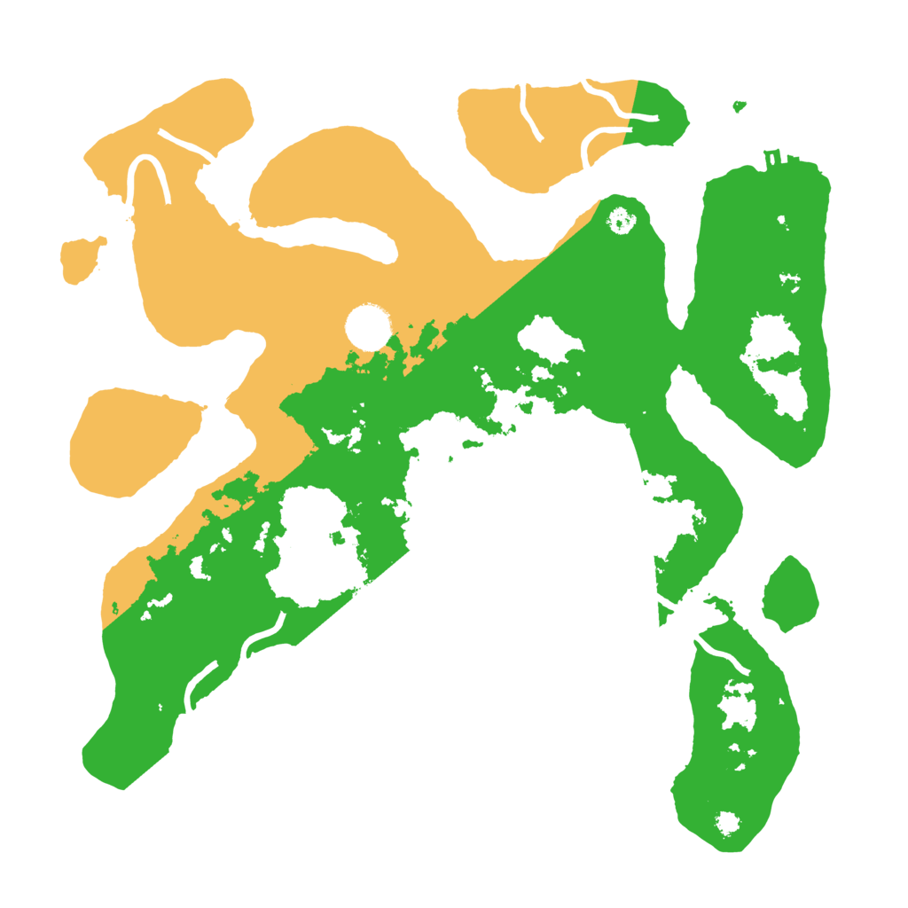 Biome Rust Map: Procedural Map, Size: 3500, Seed: 6246779