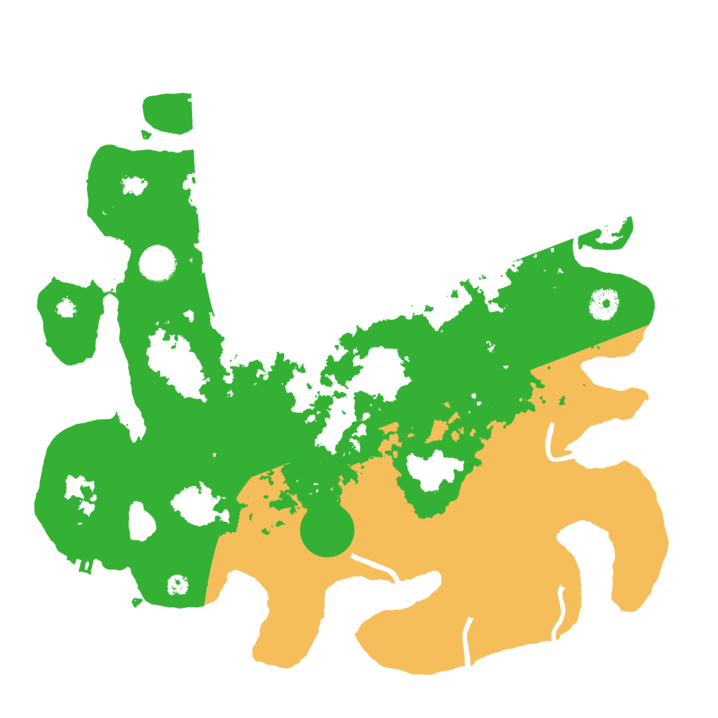 Biome Rust Map: Procedural Map, Size: 3500, Seed: 1546792