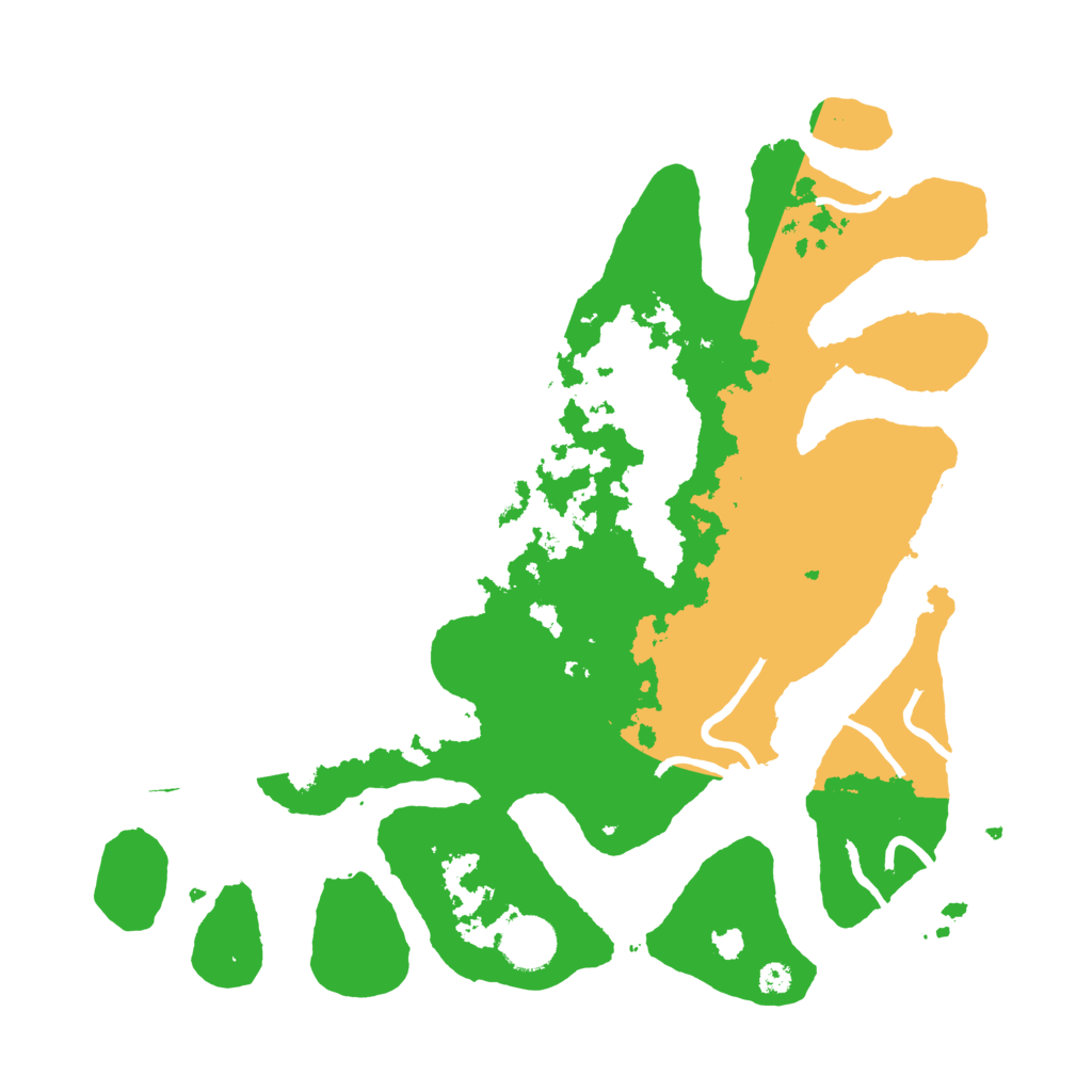 Biome Rust Map: Procedural Map, Size: 3500, Seed: 5370338