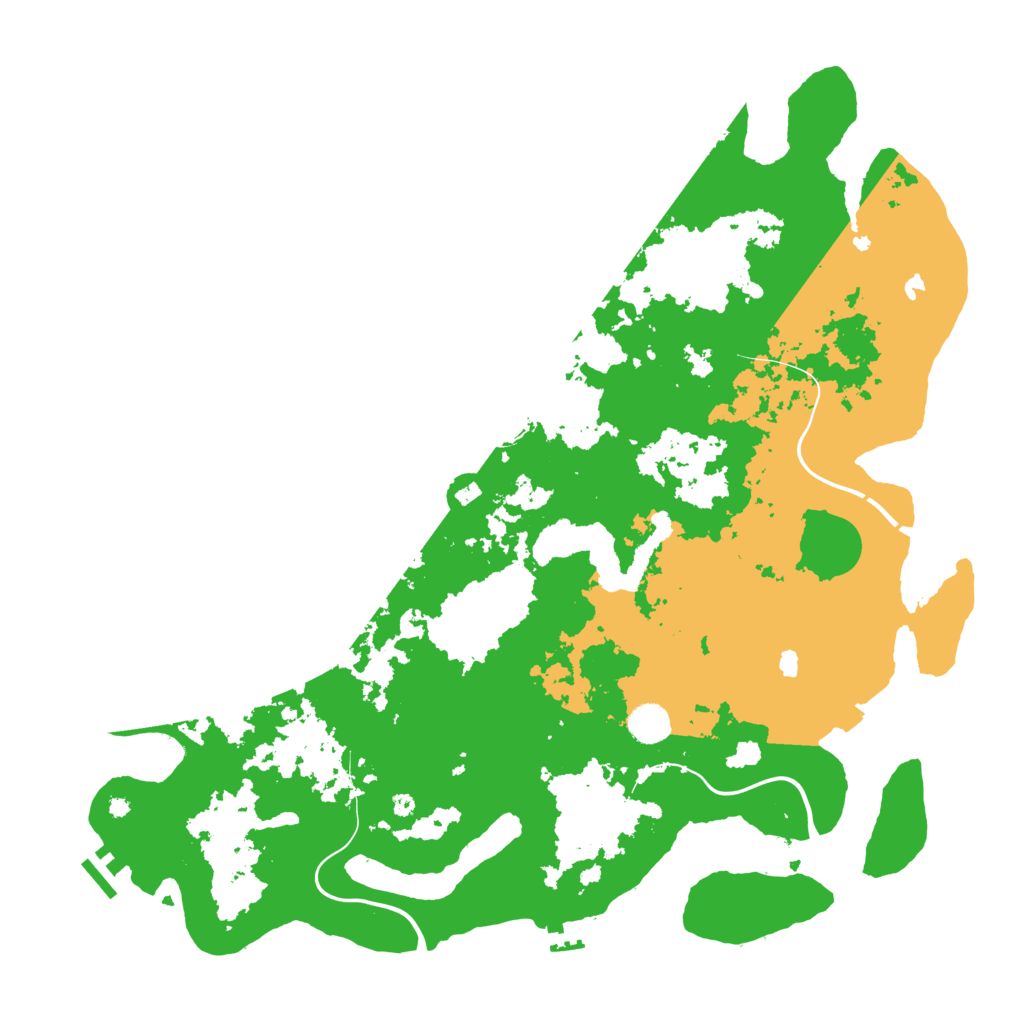 Biome Rust Map: Procedural Map, Size: 4500, Seed: 4175469