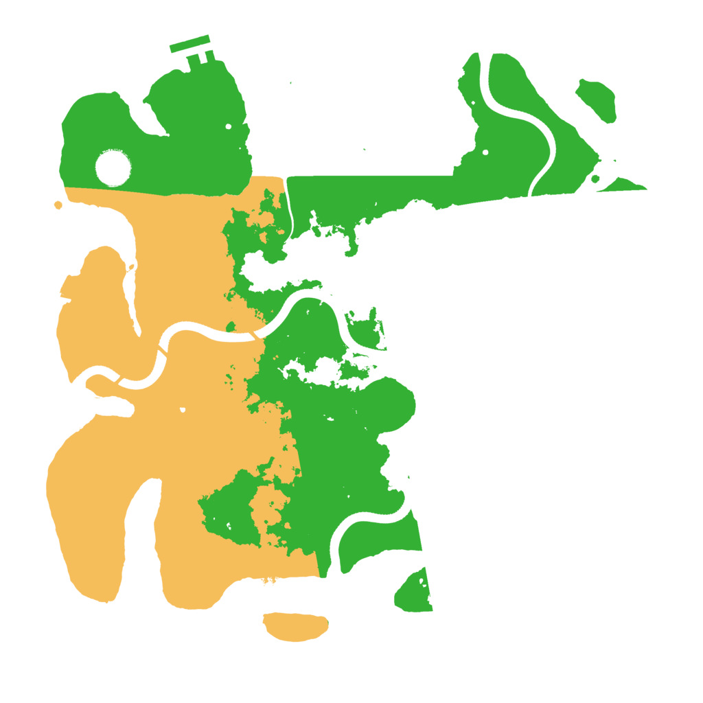Biome Rust Map: Procedural Map, Size: 3500, Seed: 2953472