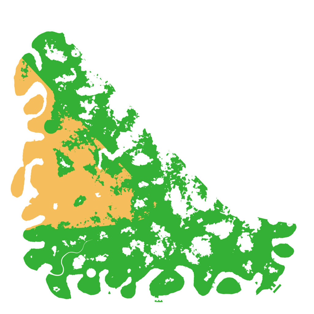 Biome Rust Map: Procedural Map, Size: 6000, Seed: 457203874