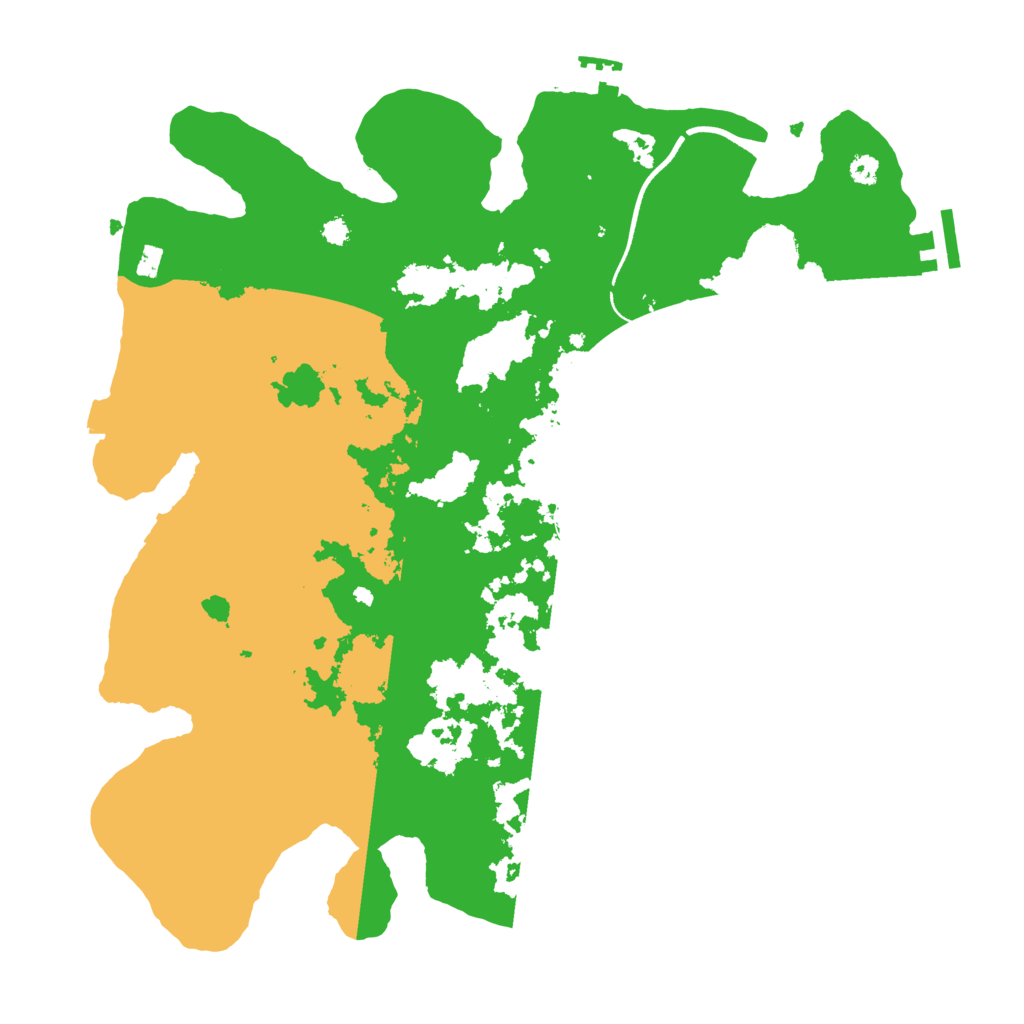 Biome Rust Map: Procedural Map, Size: 3500, Seed: 2546652
