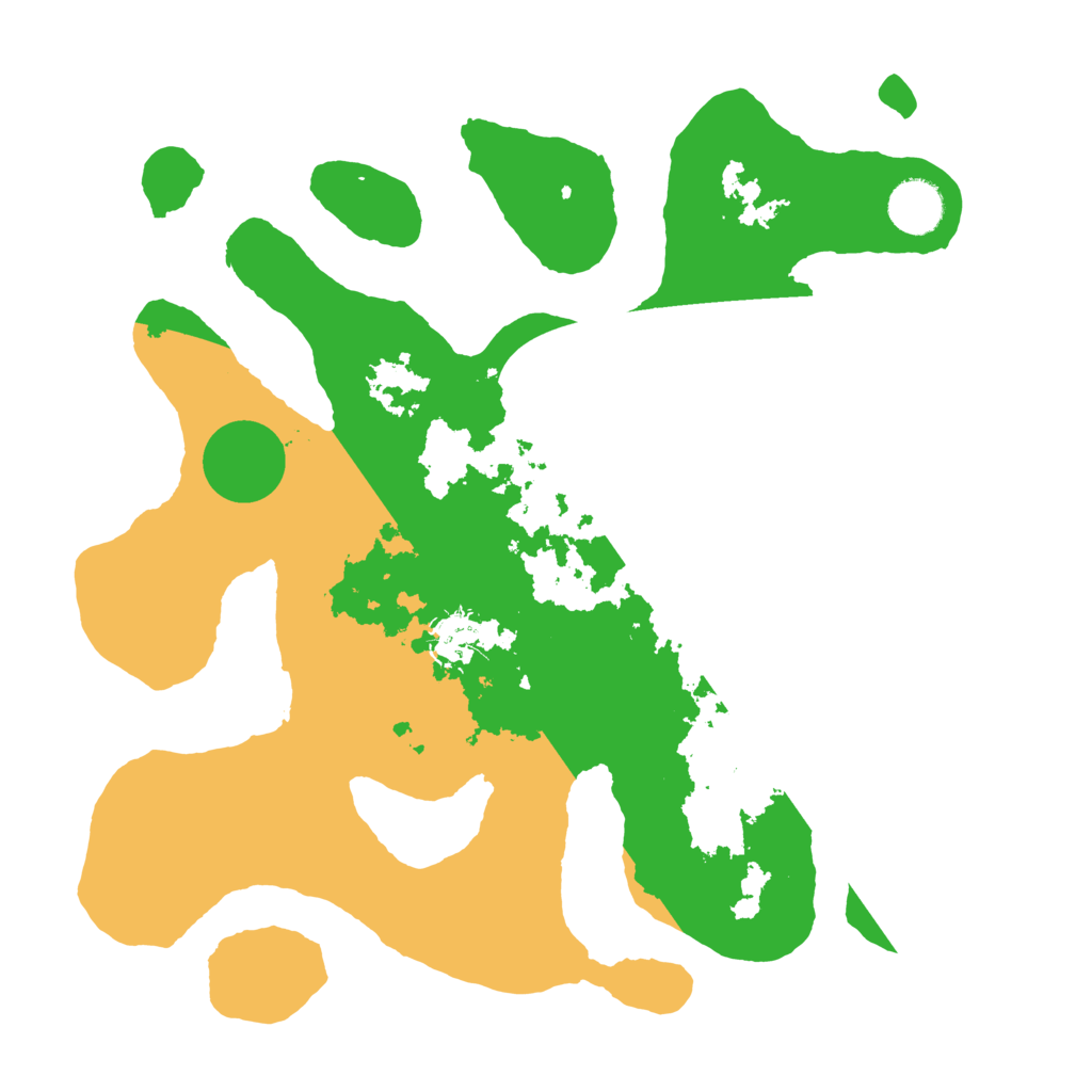 Biome Rust Map: Barren, Size: 3500, Seed: 3458329