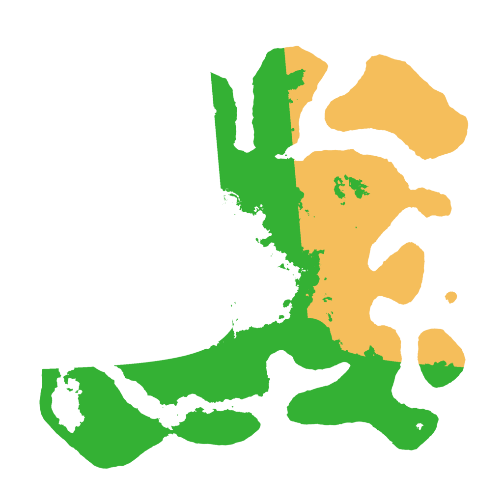 Biome Rust Map: Barren, Size: 3500, Seed: 1417939