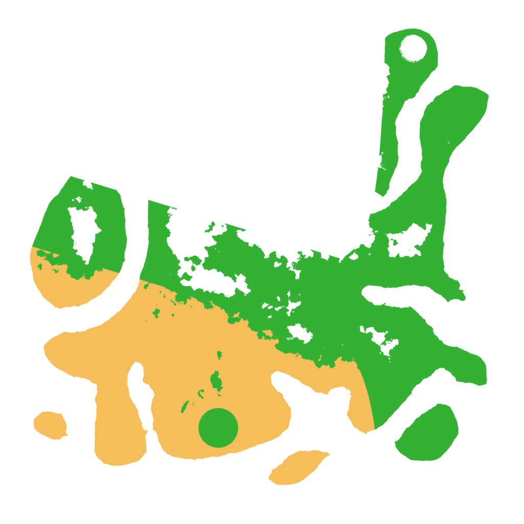 Biome Rust Map: Barren, Size: 3500, Seed: 5852958