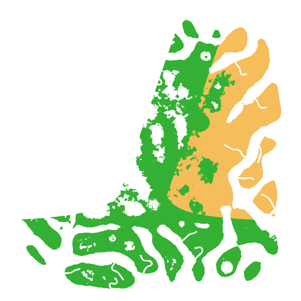 Biome Rust Map: Procedural Map, Size: 4500, Seed: 5003876