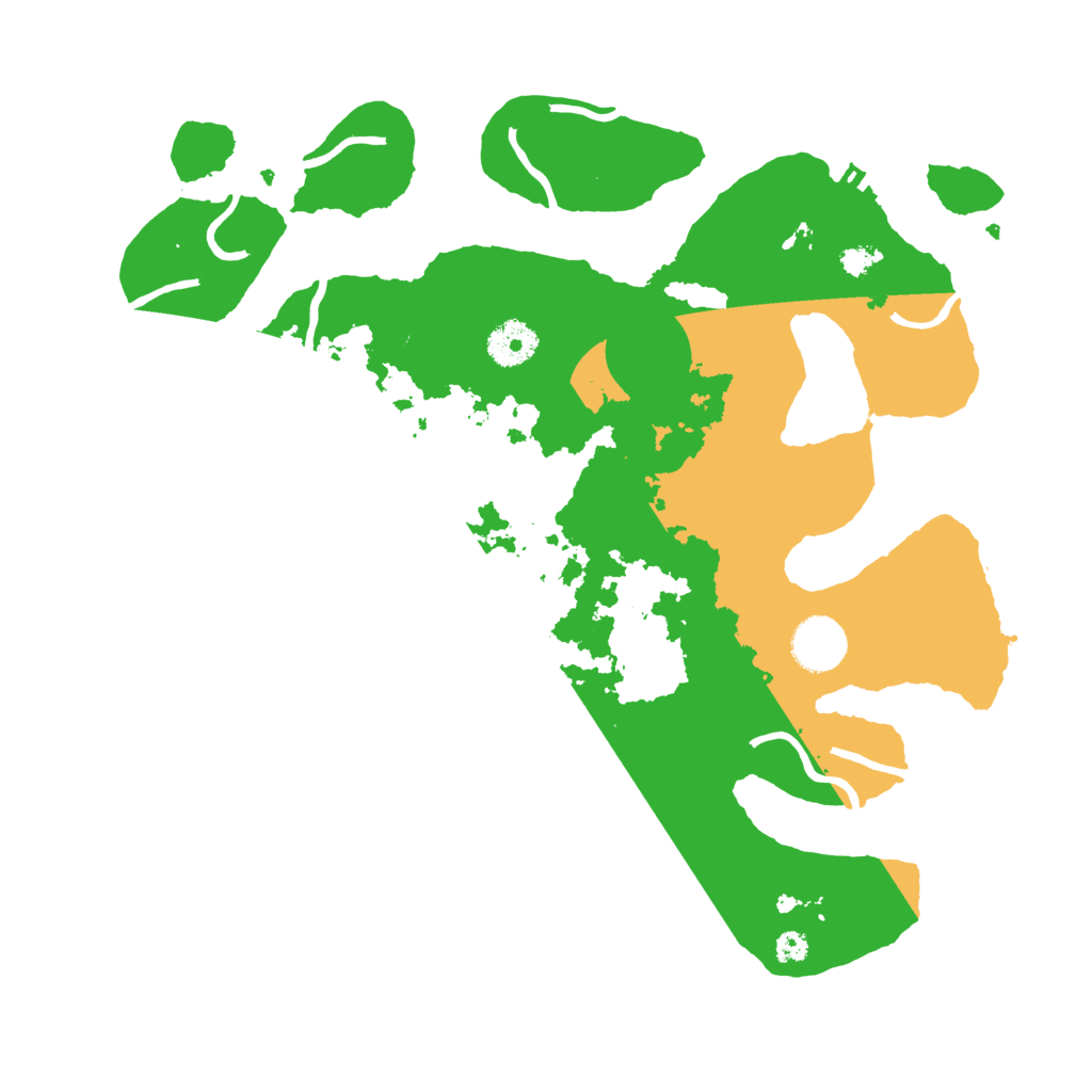 Biome Rust Map: Procedural Map, Size: 3500, Seed: 4244738