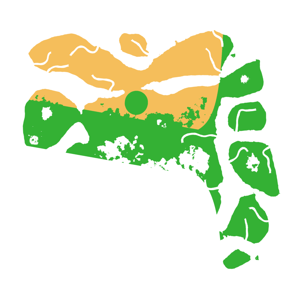 Biome Rust Map: Procedural Map, Size: 3500, Seed: 6165401