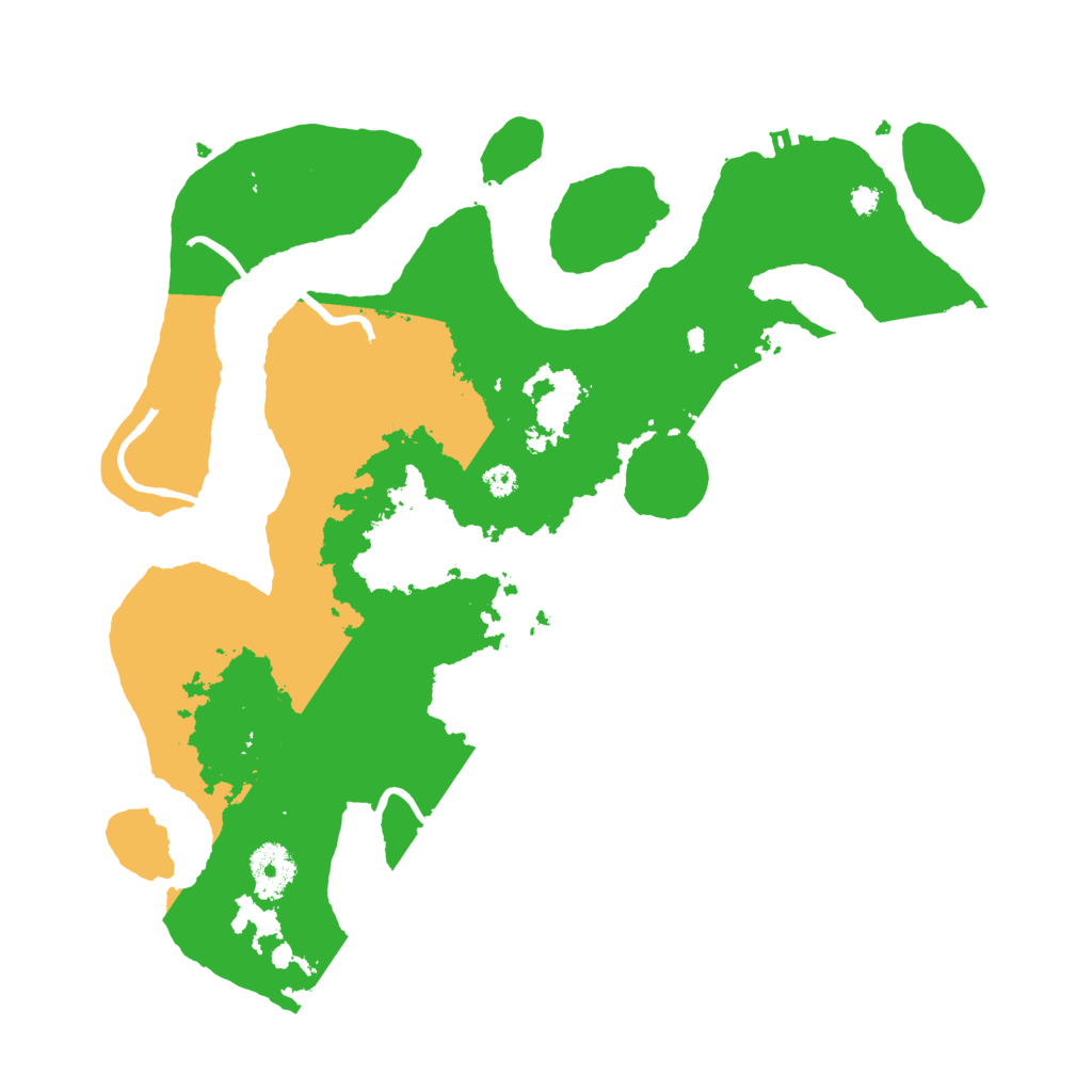 Biome Rust Map: Procedural Map, Size: 3500, Seed: 5359707