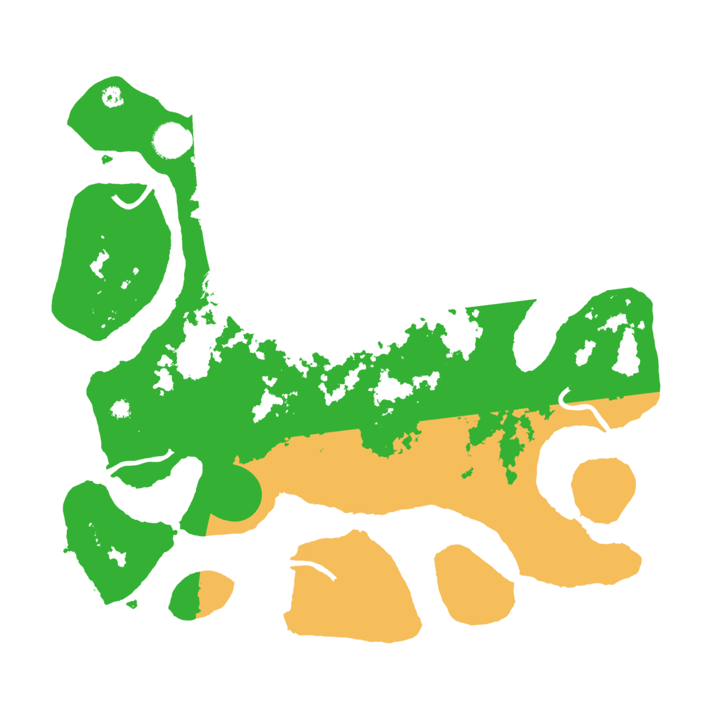 Biome Rust Map: Procedural Map, Size: 3500, Seed: 246451