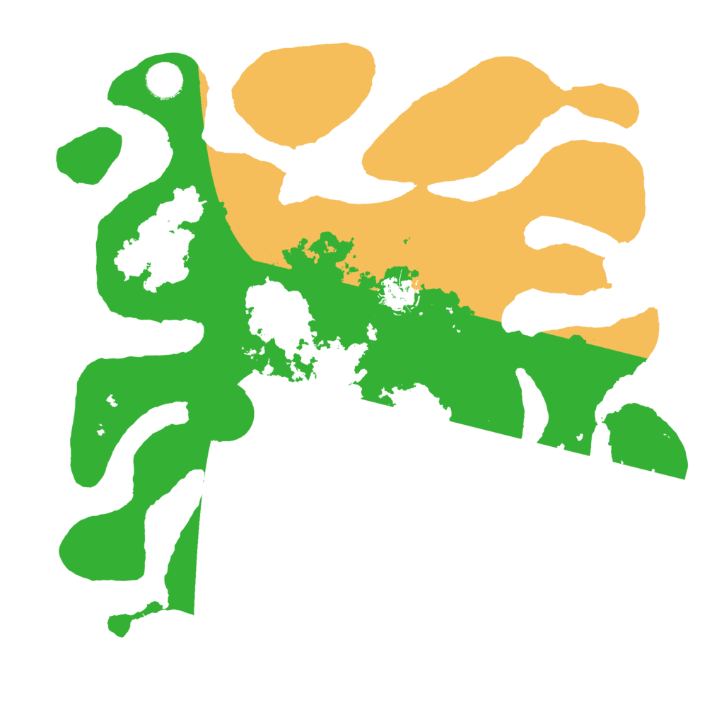 Biome Rust Map: Barren, Size: 3500, Seed: 1075856