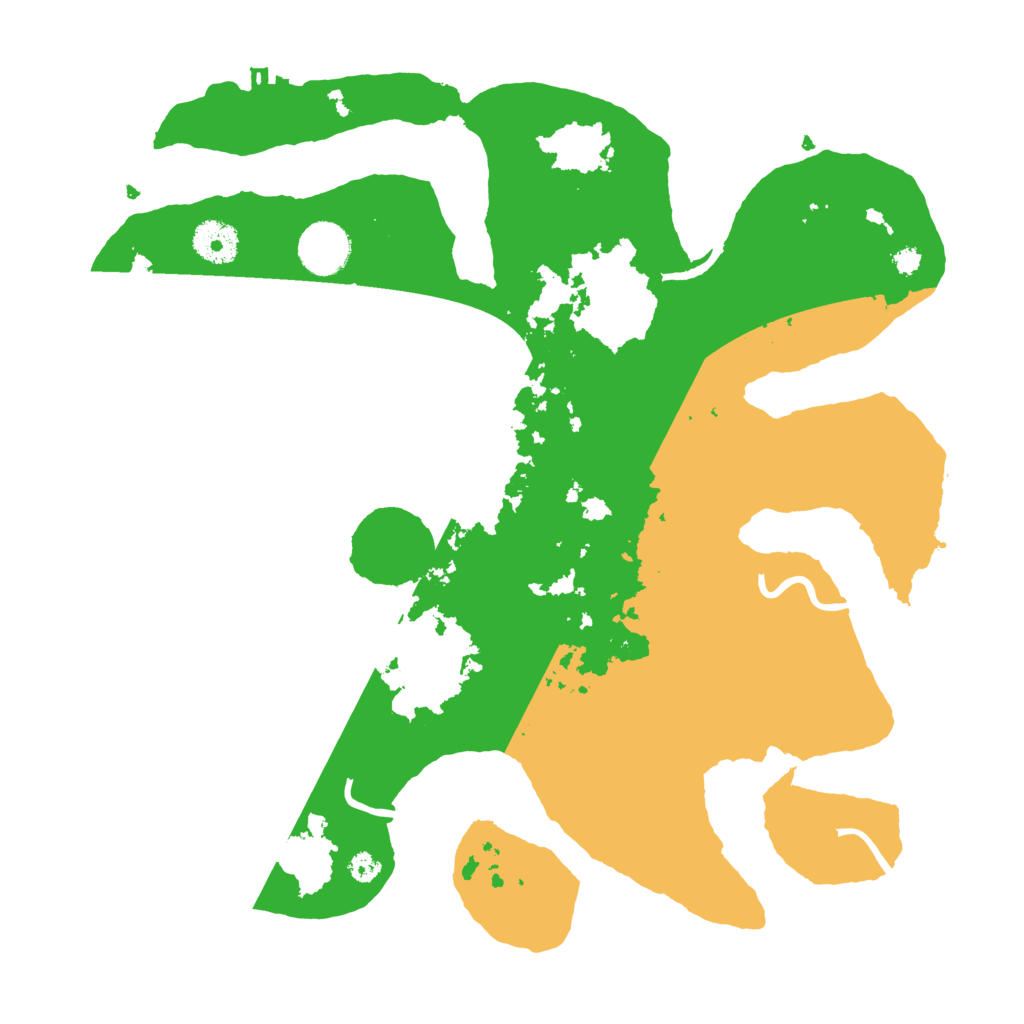 Biome Rust Map: Procedural Map, Size: 3500, Seed: 3443515