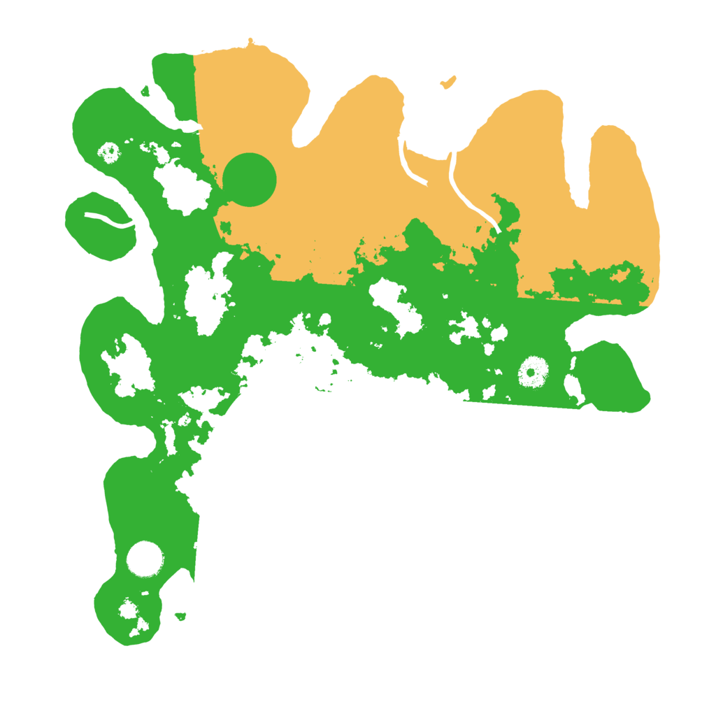 Biome Rust Map: Procedural Map, Size: 3500, Seed: 5704945