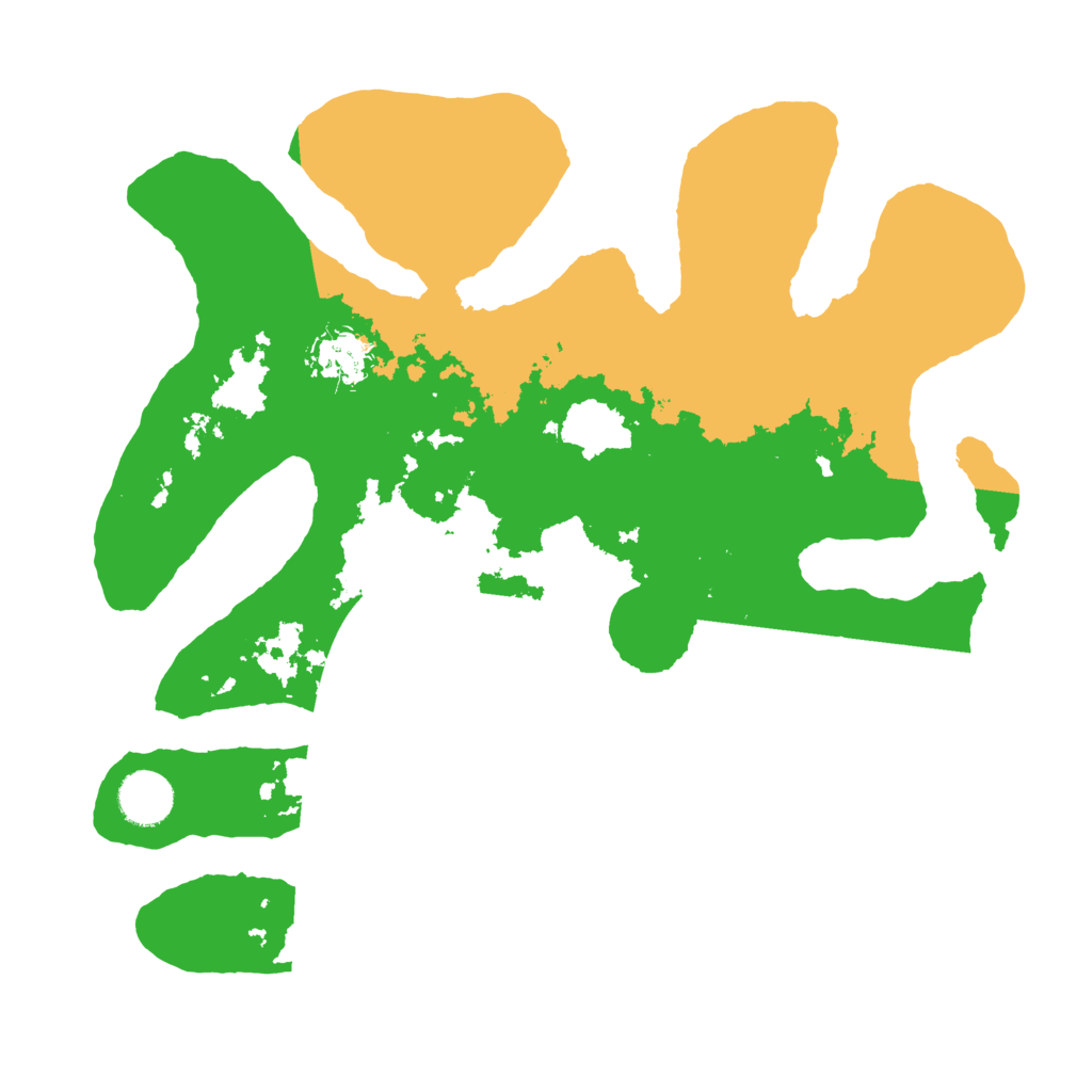 Biome Rust Map: Barren, Size: 3500, Seed: 4360051