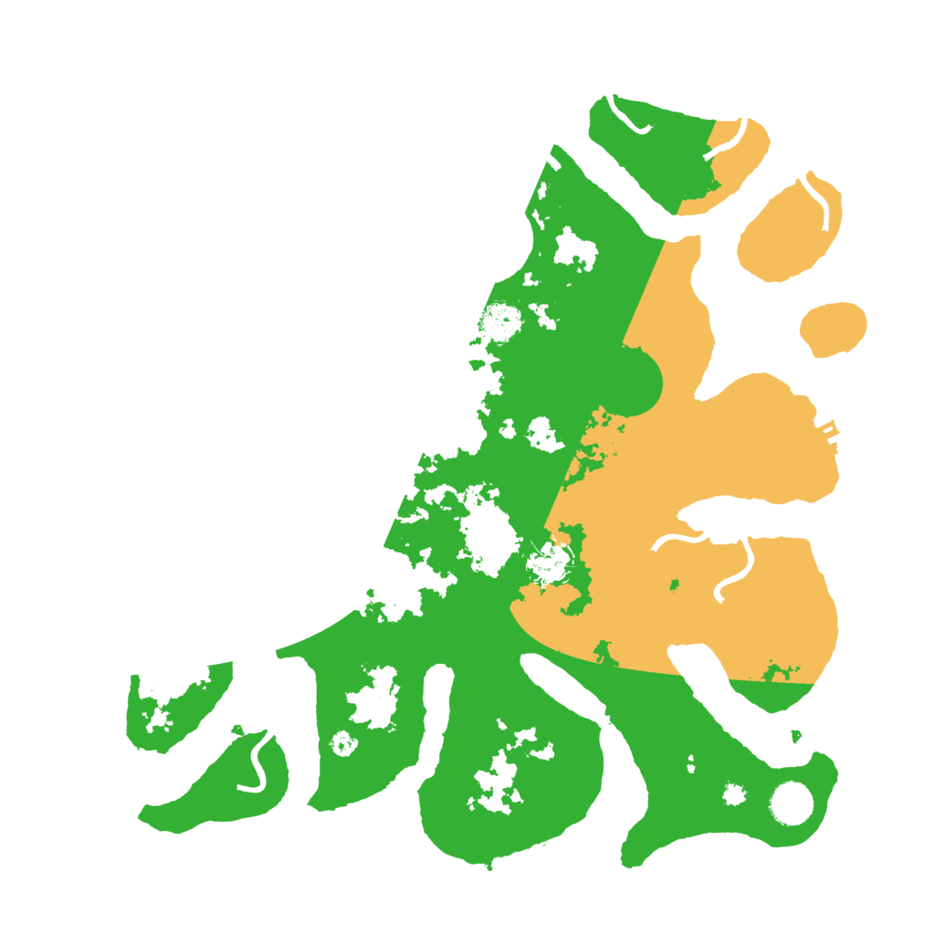Biome Rust Map: Procedural Map, Size: 3800, Seed: 612351