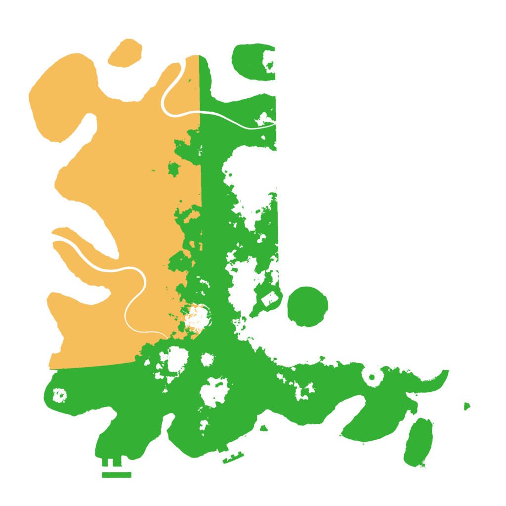Biome Rust Map: Procedural Map, Size: 3500, Seed: 2917617
