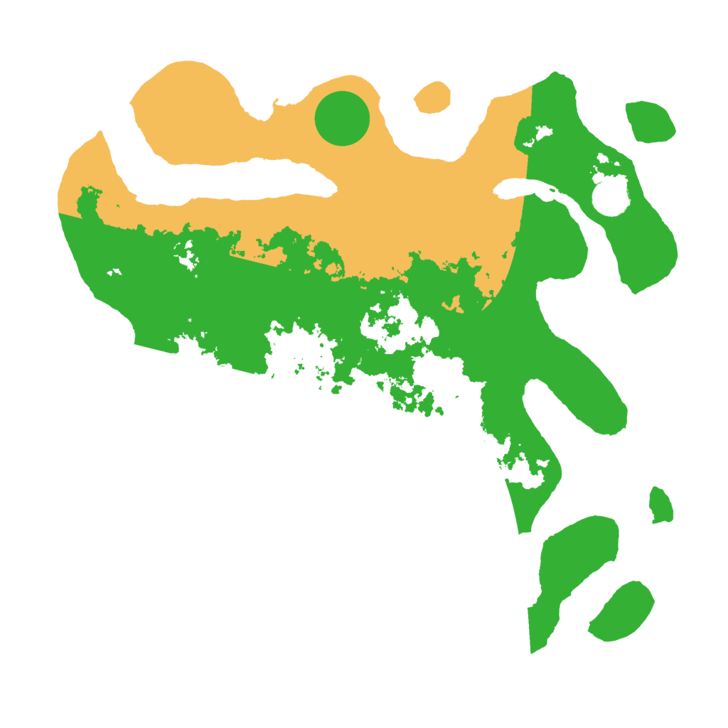 Biome Rust Map: Barren, Size: 3500, Seed: 3459691