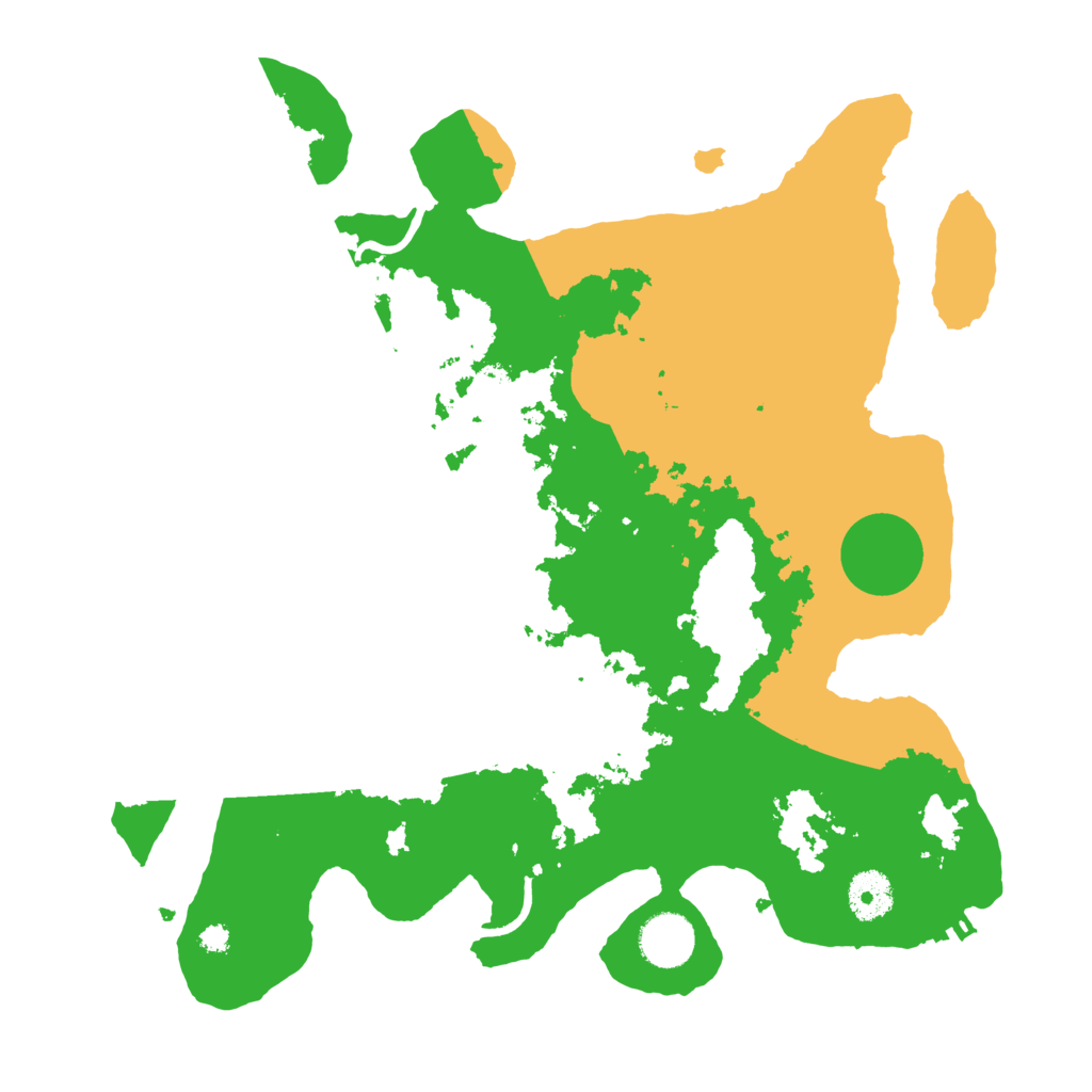 Biome Rust Map: Procedural Map, Size: 3500, Seed: 3786619