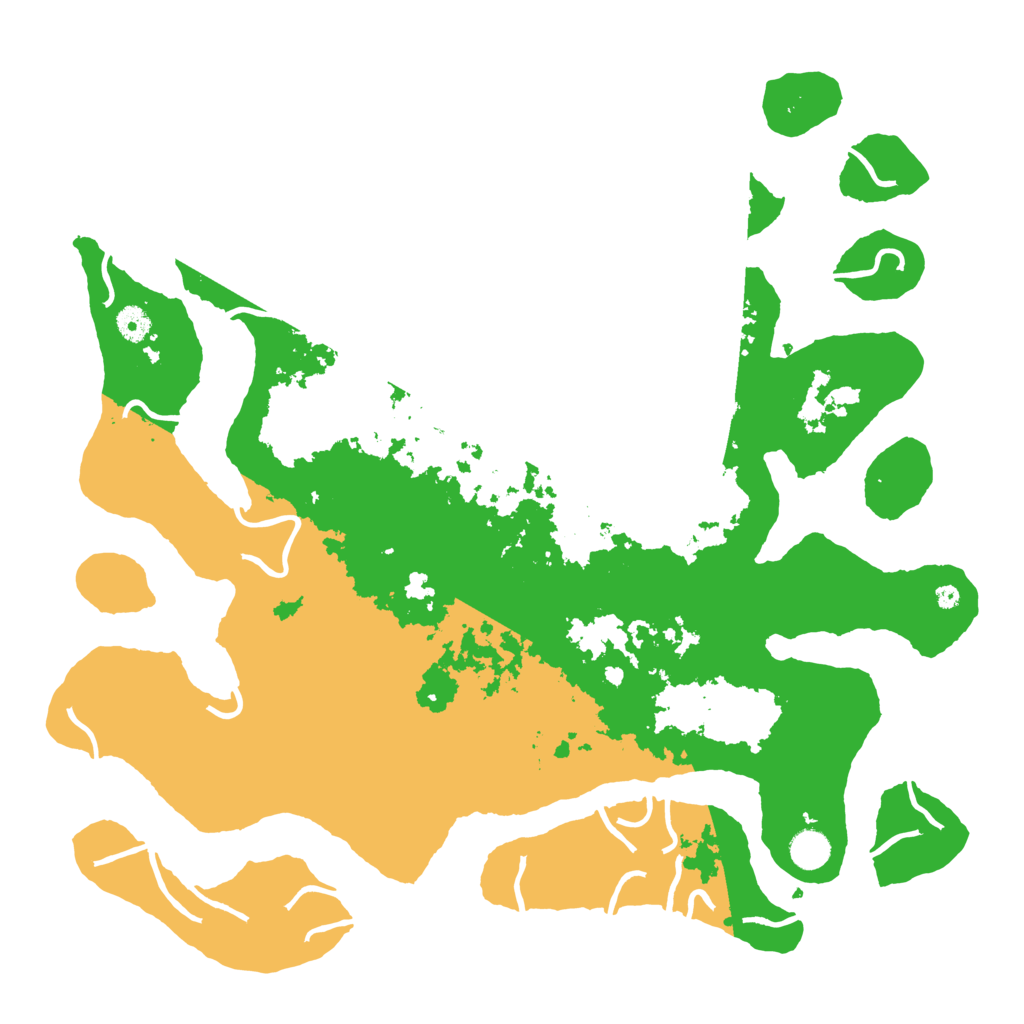Biome Rust Map: Procedural Map, Size: 4500, Seed: 5480684