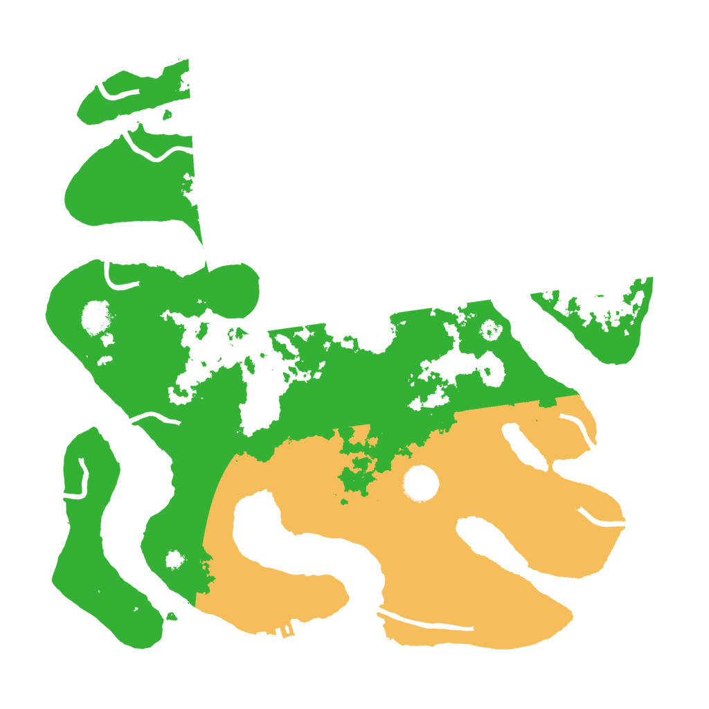 Biome Rust Map: Procedural Map, Size: 3500, Seed: 728179