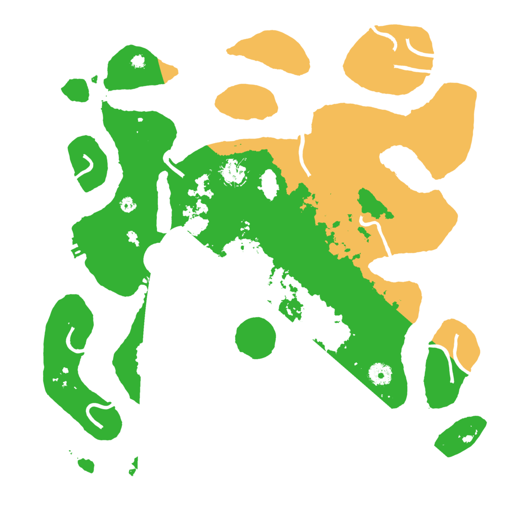 Biome Rust Map: Procedural Map, Size: 3500, Seed: 3303500