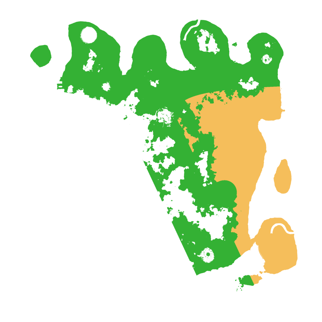 Biome Rust Map: Procedural Map, Size: 3500, Seed: 4852916