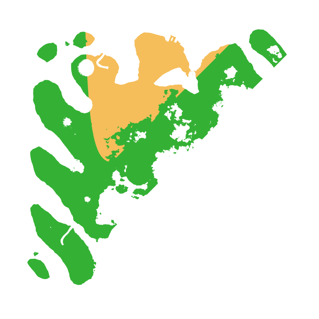 Biome Rust Map: Procedural Map, Size: 3500, Seed: 5179266