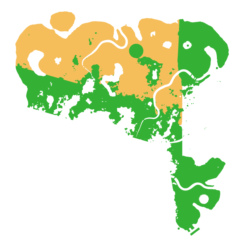 Biome Rust Map: Procedural Map, Size: 4500, Seed: 2733959