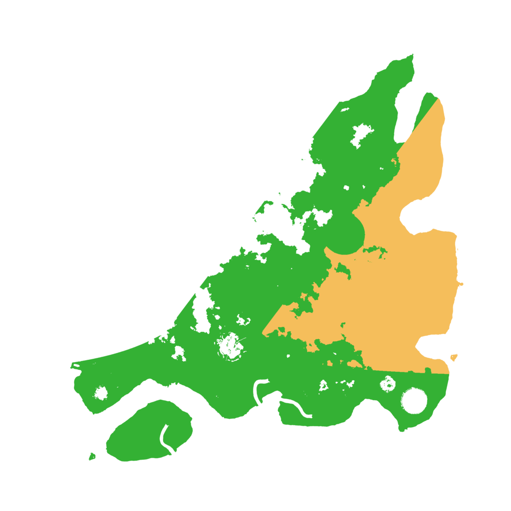 Biome Rust Map: Procedural Map, Size: 3500, Seed: 2713322