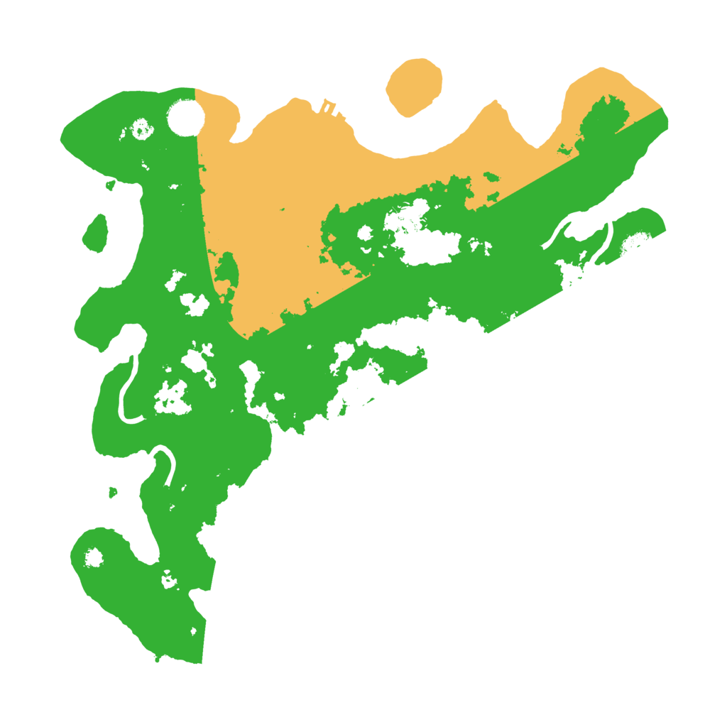 Biome Rust Map: Procedural Map, Size: 3500, Seed: 3438174