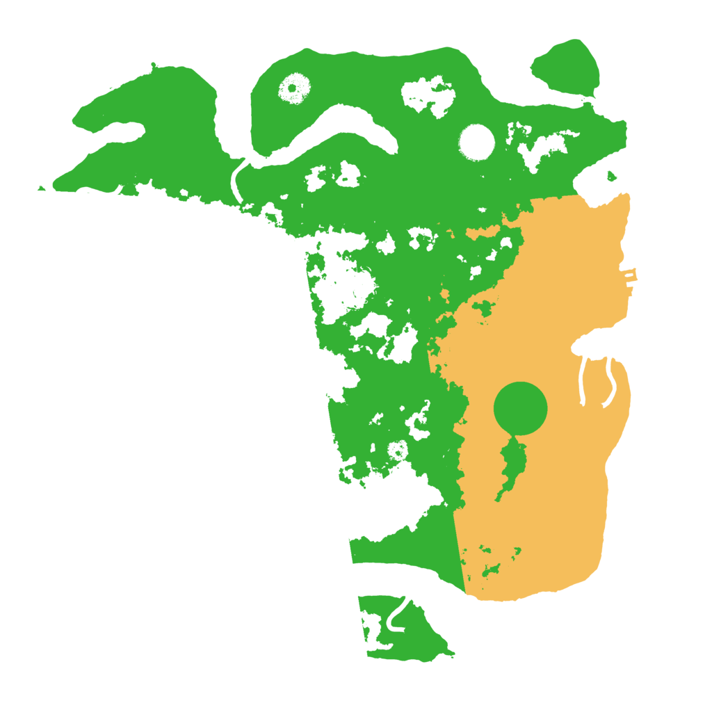 Biome Rust Map: Procedural Map, Size: 3500, Seed: 5963821