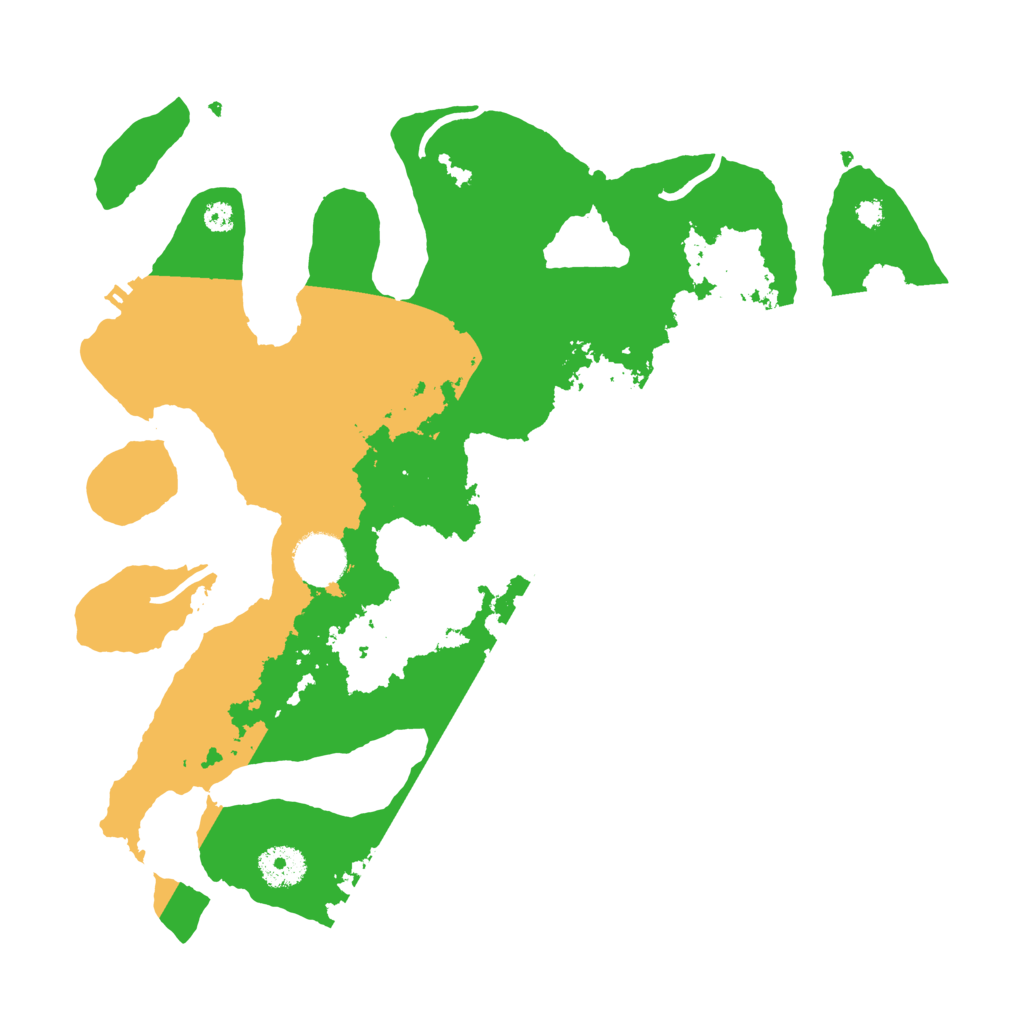 Biome Rust Map: Procedural Map, Size: 3500, Seed: 2914948