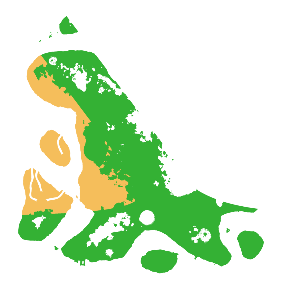 Biome Rust Map: Procedural Map, Size: 3500, Seed: 3410323