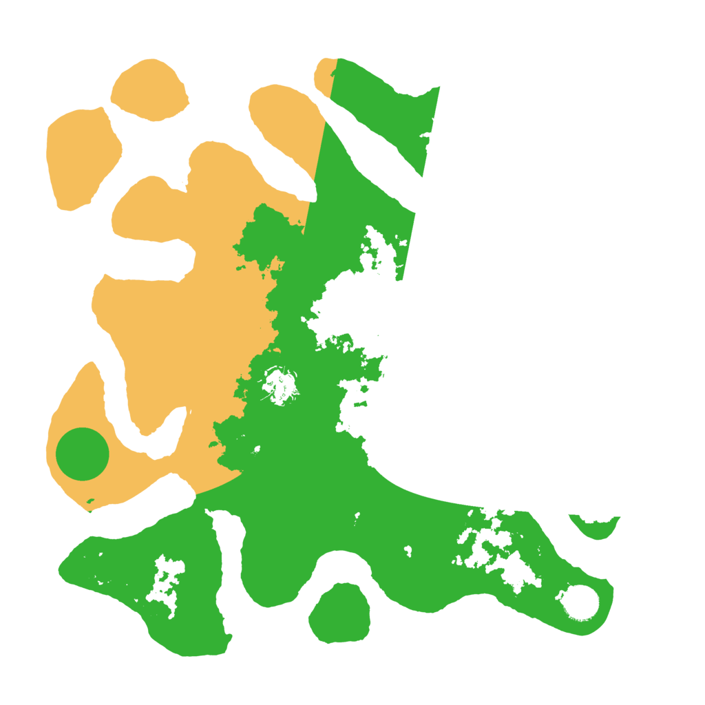 Biome Rust Map: Barren, Size: 3500, Seed: 731619