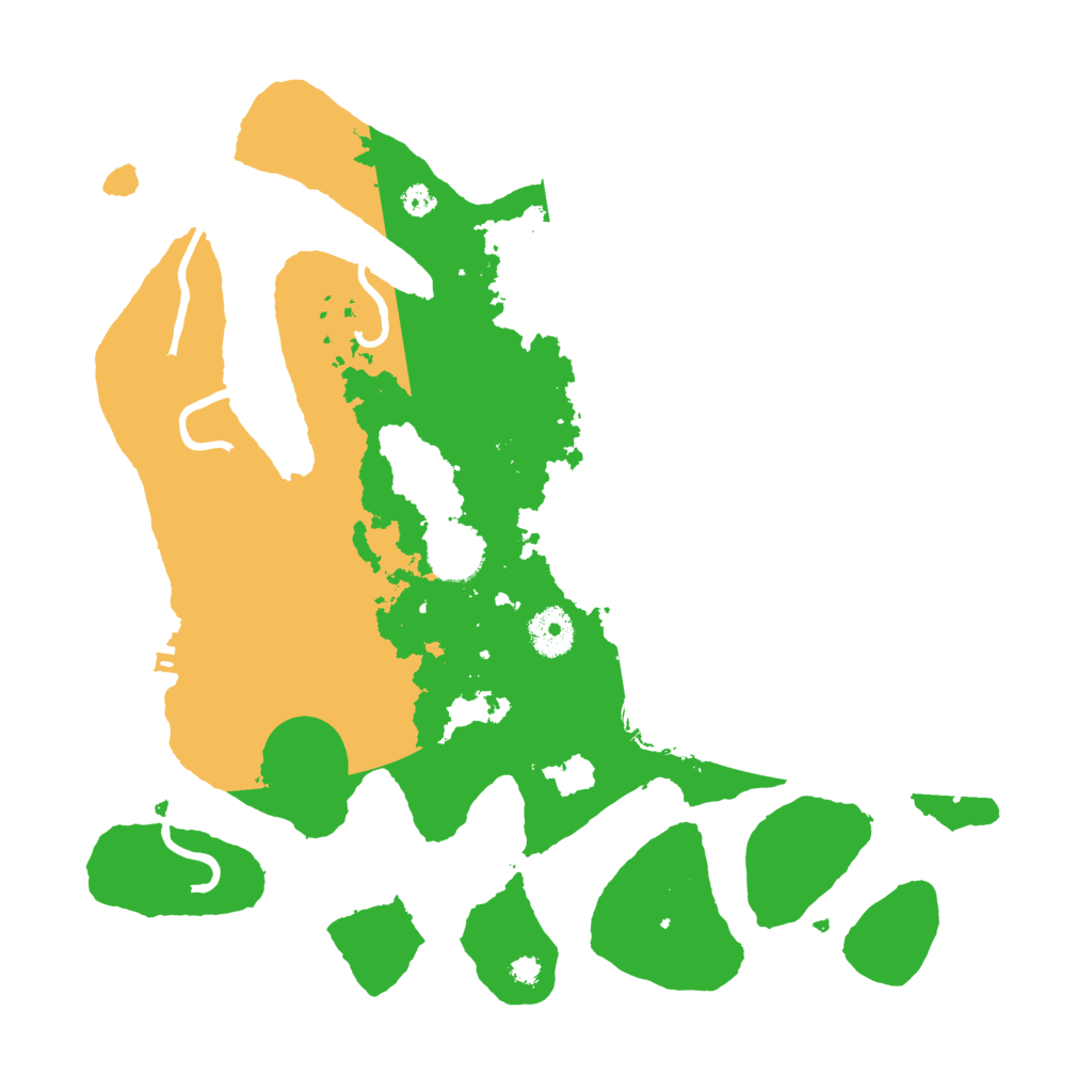 Biome Rust Map: Procedural Map, Size: 3500, Seed: 3560560