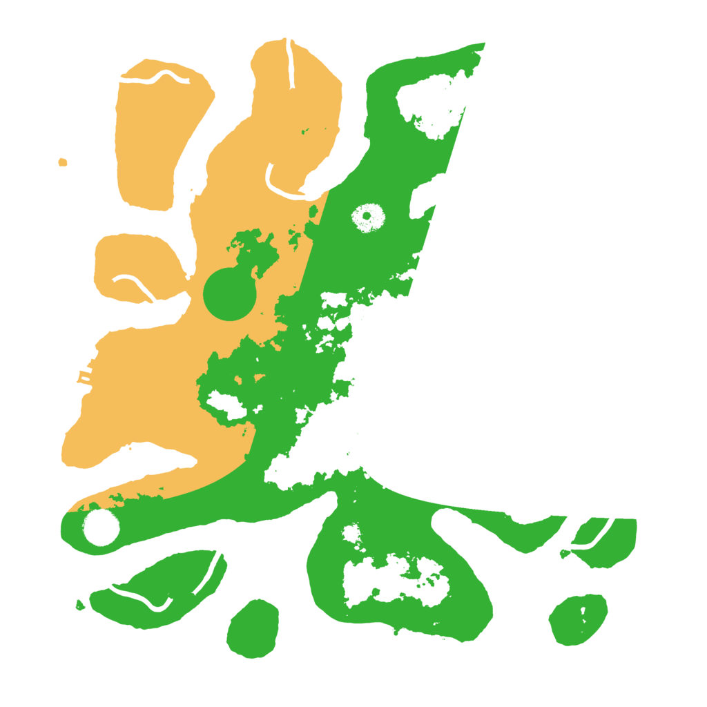 Biome Rust Map: Procedural Map, Size: 3500, Seed: 3682926